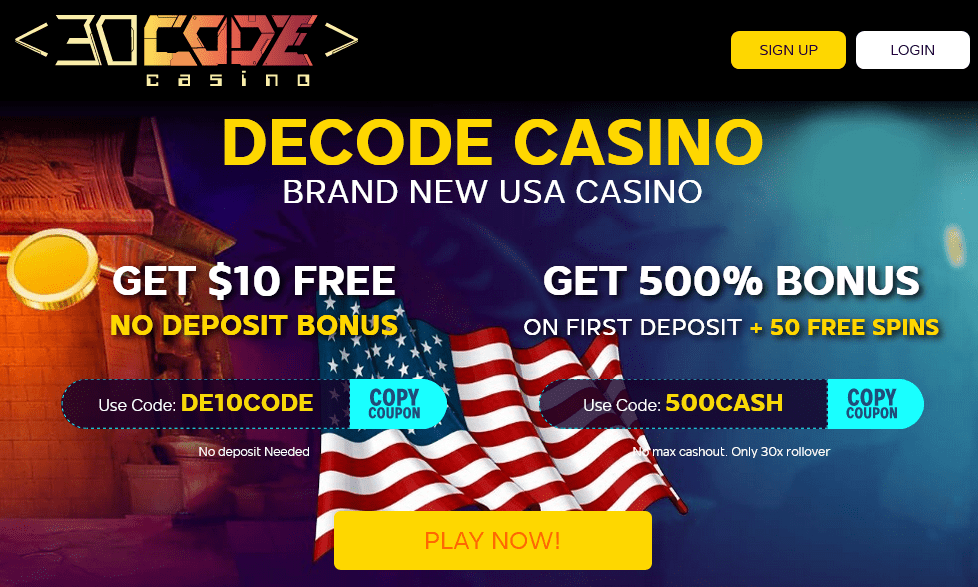 Decode Casino No Deposit Bonus