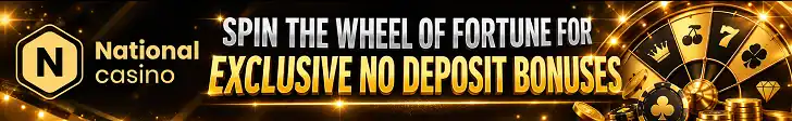 National casino no deposit bonus